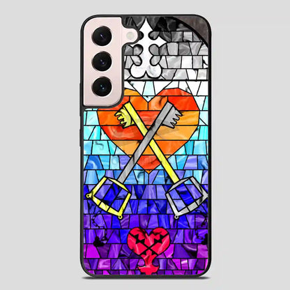 Kingdom Hearts Stained Glass Samsung Galaxy S22 Plus Case