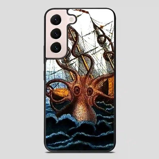 Kraken On The Sea Samsung Galaxy S22 Plus Case