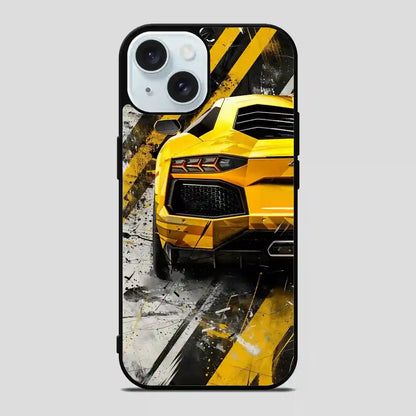 Lamborghini Art iPhone 15 Case