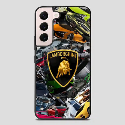 Lamborghini Car Collage Samsung Galaxy S22 Plus Case