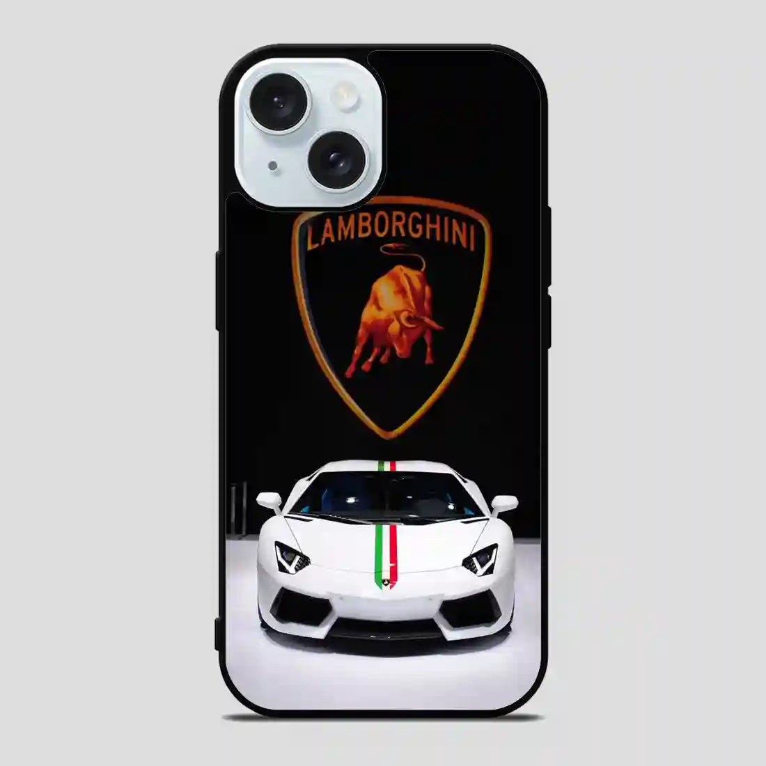 Lamborghini Car White iPhone 15 Case