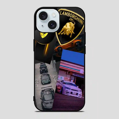 Lamborghini Ferrari iPhone 15 Case