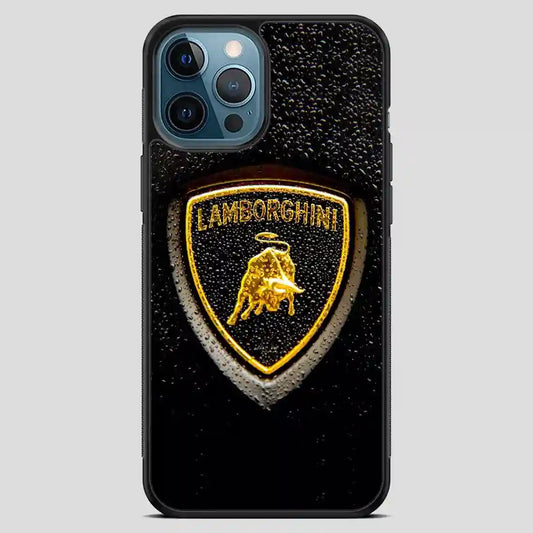 Lamborghini Logo Brown iPhone 12 Pro Max Case