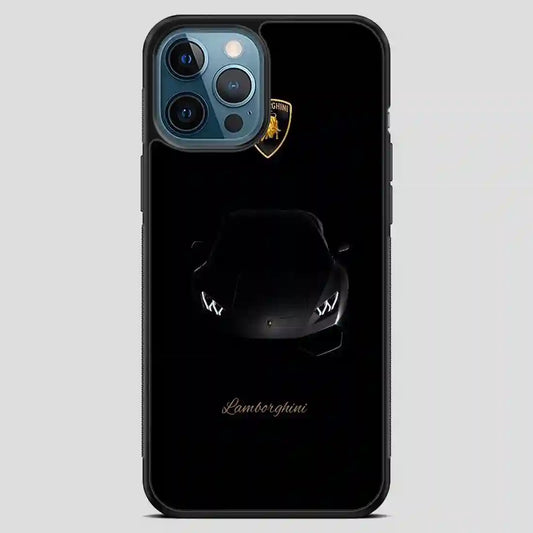 Lamborghini Logo Car Black iPhone 12 Pro Max Case