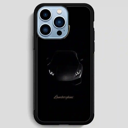 Lamborghini Logo Car Black iPhone 13 Pro Max Case