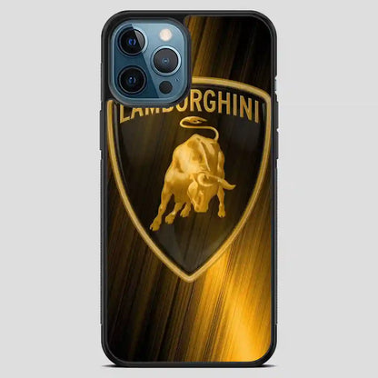 Lamborghini Logo Gold iPhone 12 Pro Max Case