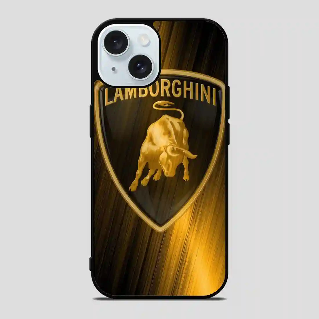 Lamborghini Logo Gold iPhone 15 Case