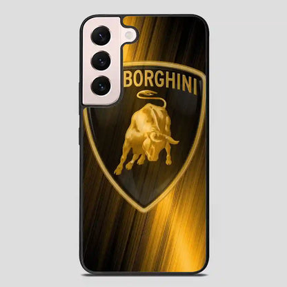 Lamborghini Logo Gold Samsung Galaxy S22 Plus Case