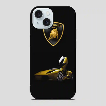 Lamborghini Logo Simple iPhone 15 Case