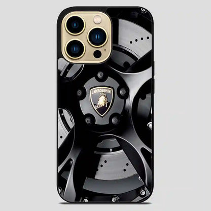 Lamborghini Rims Black iPhone 14 Pro Max Case