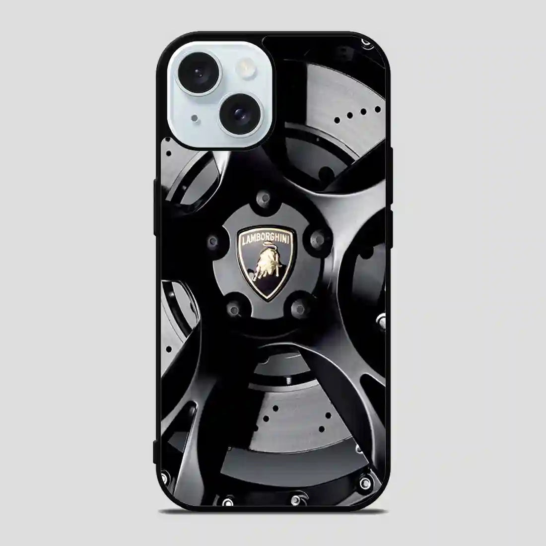 Lamborghini Rims Black iPhone 15 Case