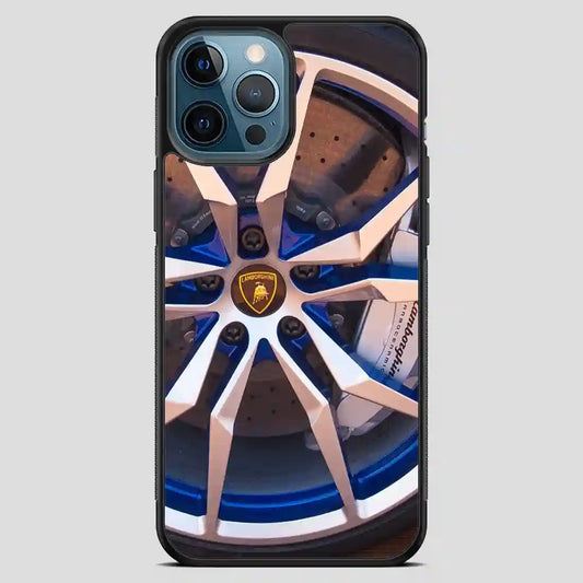 Lamborghini Rims Blue Croom iPhone 12 Pro Max Case