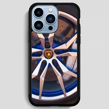 Lamborghini Rims Blue Croom iPhone 13 Pro Max Case