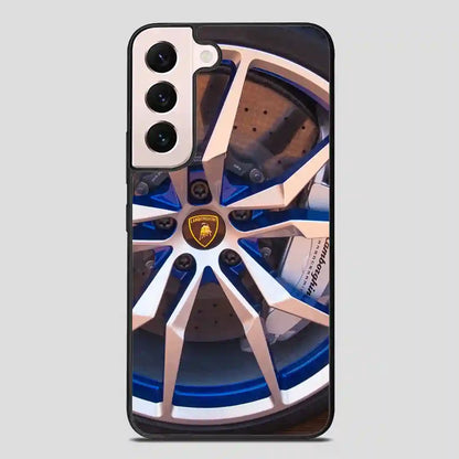 Lamborghini Rims Blue Croom Samsung Galaxy S22 Plus Case