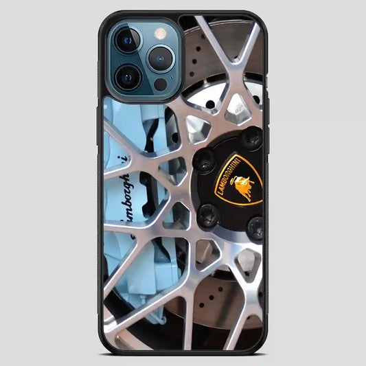 Lamborghini Rims Blue iPhone 12 Pro Max Case