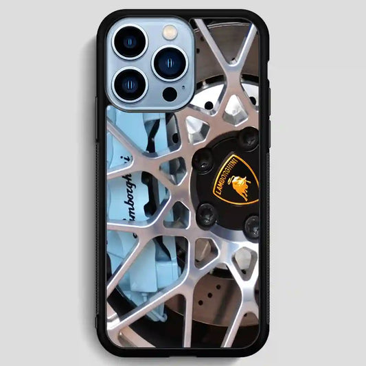 Lamborghini Rims Blue iPhone 13 Pro Max Case