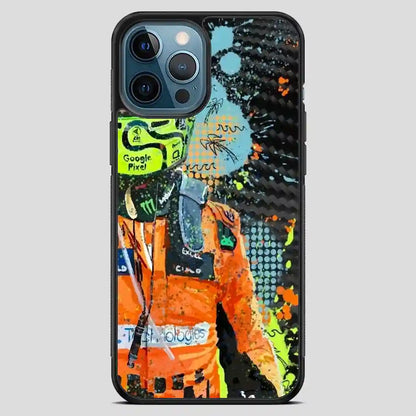 Lando Norris Art iPhone 12 Pro Max Case