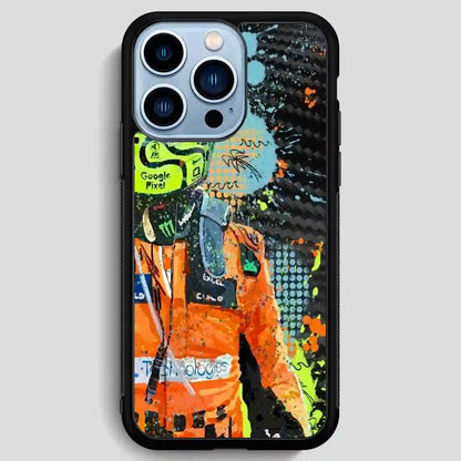 Lando Norris Art iPhone 13 Pro Max Case