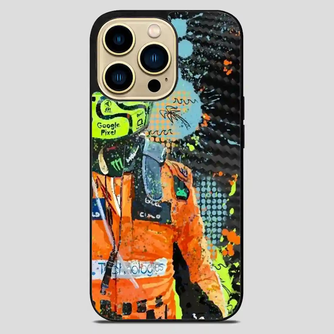 Lando Norris Art iPhone 14 Pro Max Case