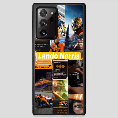 Lando Norris Car Samsung Galaxy Note 20 Ultra Case