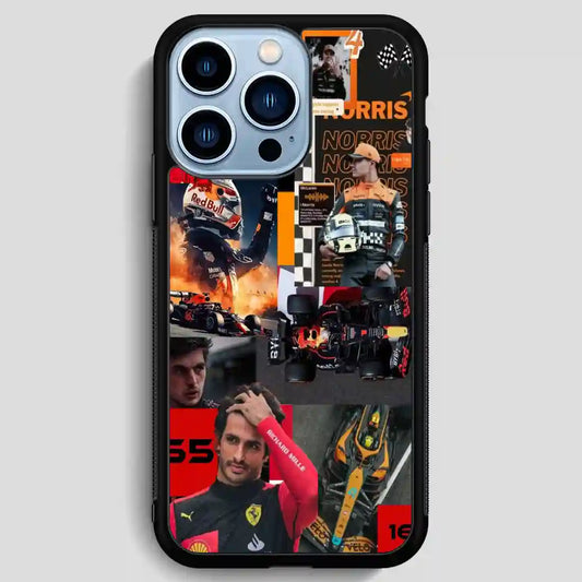 Lando Norris Collage iPhone 13 Pro Max Case