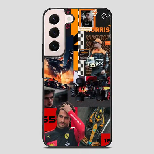 Lando Norris Collage Samsung Galaxy S22 Plus Case