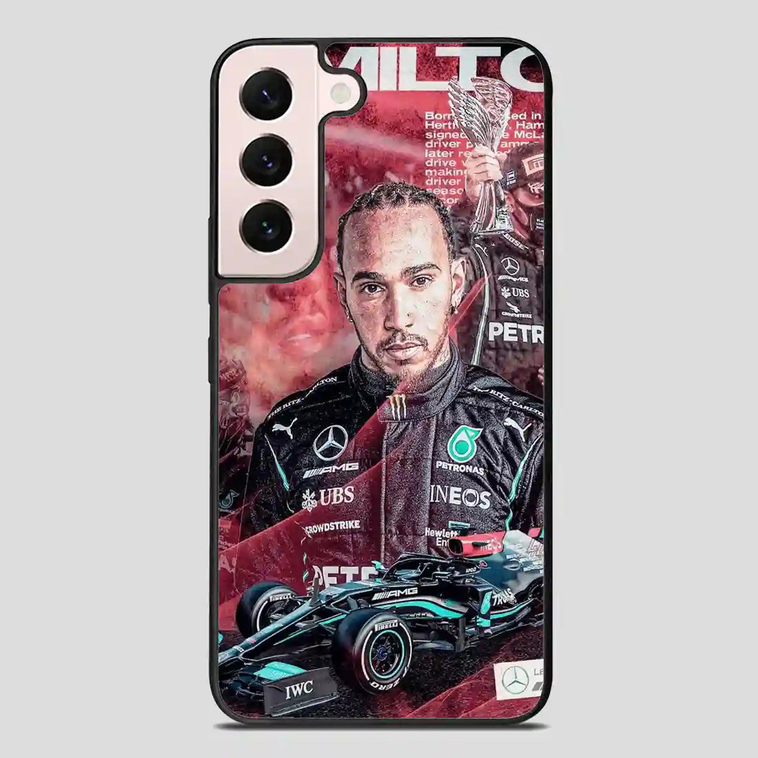 Lewis Hamilton Art Samsung Galaxy S22 Plus Case