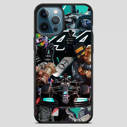 Lewis Hamilton Collage Fvintage iPhone 12 Pro Max Case