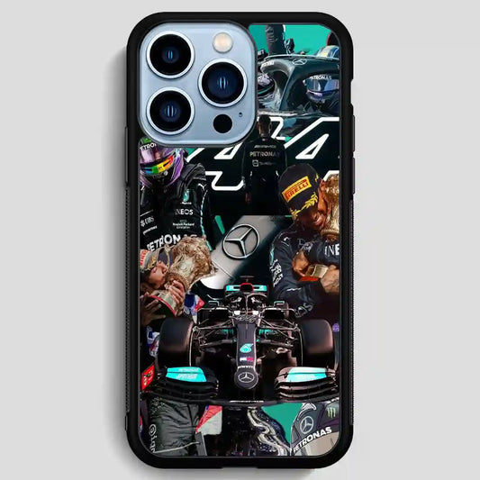 Lewis Hamilton Collage Fvintage iPhone 13 Pro Max Case