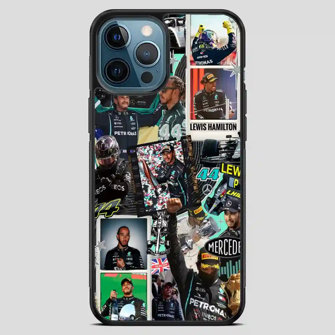 Lewis Hamilton Collage iPhone 12 Pro Max Case