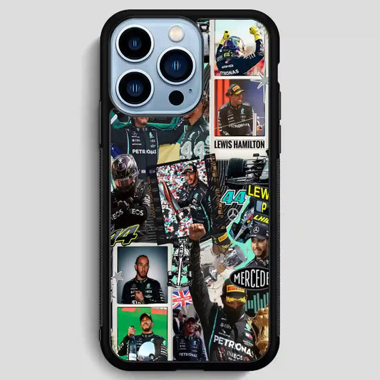 Lewis Hamilton Collage iPhone 13 Pro Max Case