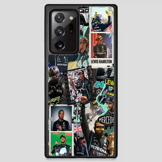 Lewis Hamilton Collage Samsung Galaxy Note 20 Ultra Case