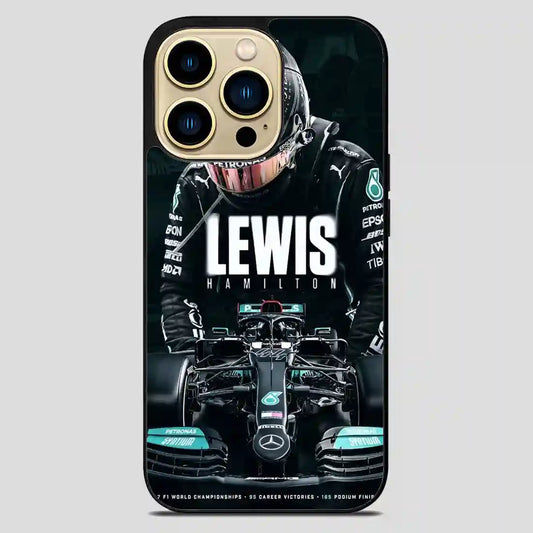 Lewis Hamilton F Vintage Art iPhone 14 Pro Max Case