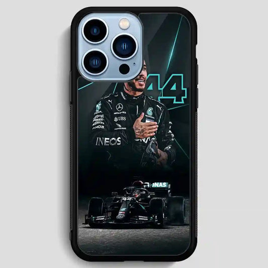 Lewis Hamilton F Vintage Smile iPhone 13 Pro Max Case