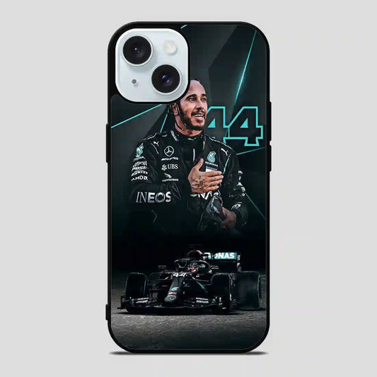 Lewis Hamilton F Vintage Smile iPhone 15 Case