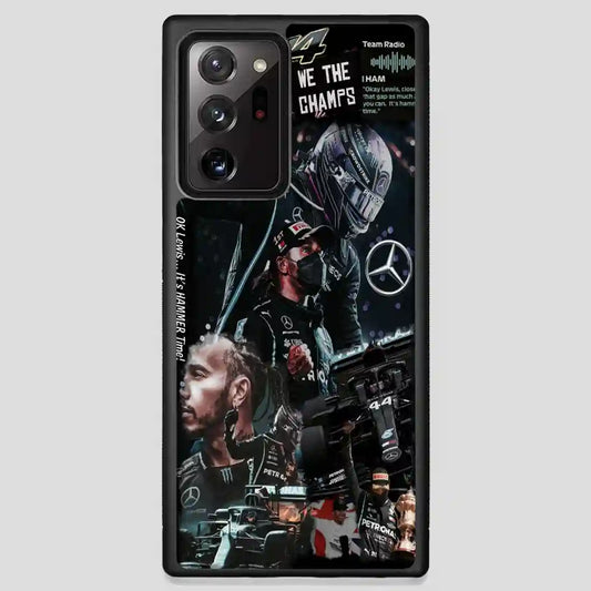 Lewis Hamilton Mercedes Benz Collage Samsung Galaxy Note 20 Ultra Case