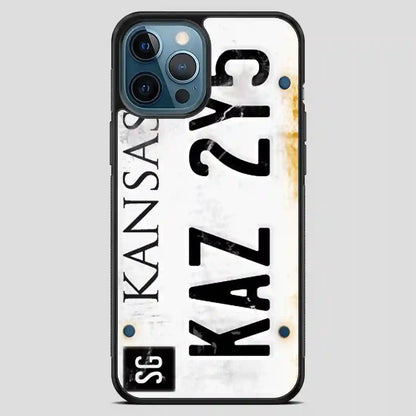 License Plate Supernatural iPhone 12 Pro Max Case