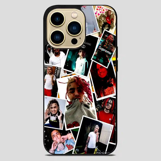 Lil Pump Collage Photo iPhone 14 Pro Max Case