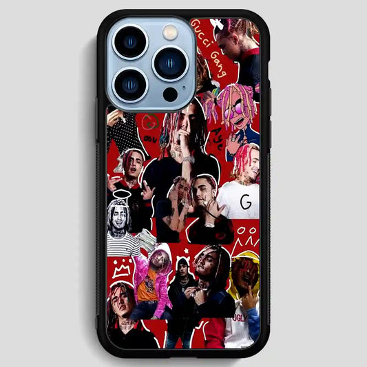 Lil Pump Collage Rapper iPhone 13 Pro Max Case