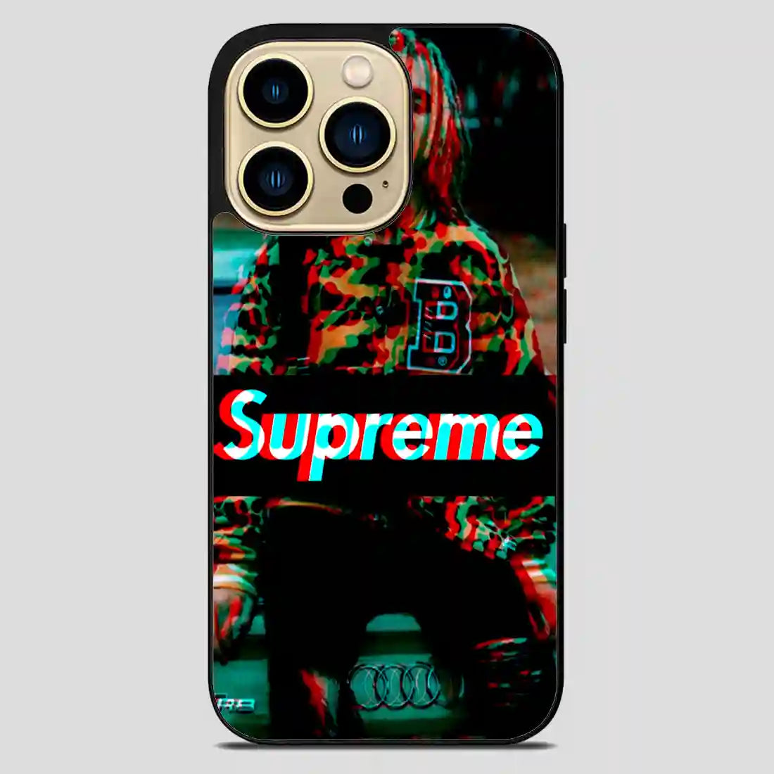 Lil Pump Supreme Car iPhone 14 Pro Max Case