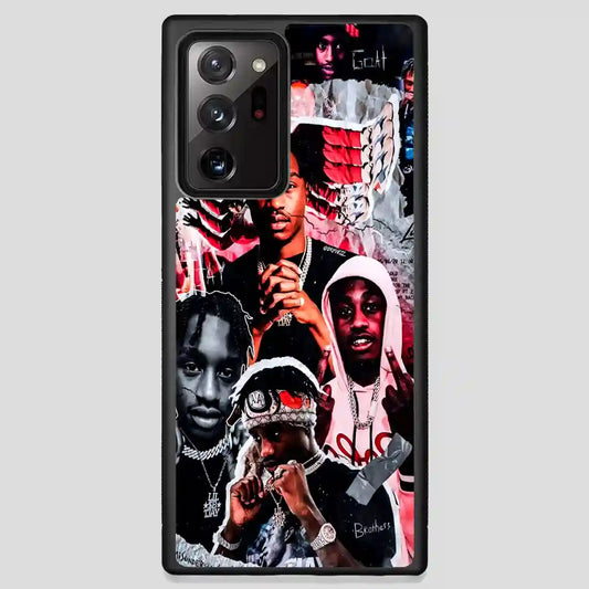 Lil Tjay Rapper Collage Samsung Galaxy Note 20 Ultra Case