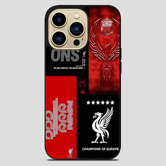 Liverpool Football Club Champions iPhone 14 Pro Max Case