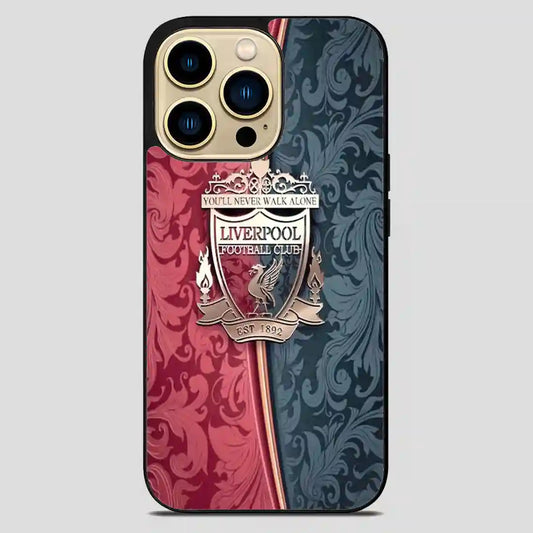 Liverpool Football Club Est Patternhandcraftretro iPhone 14 Pro Max Case