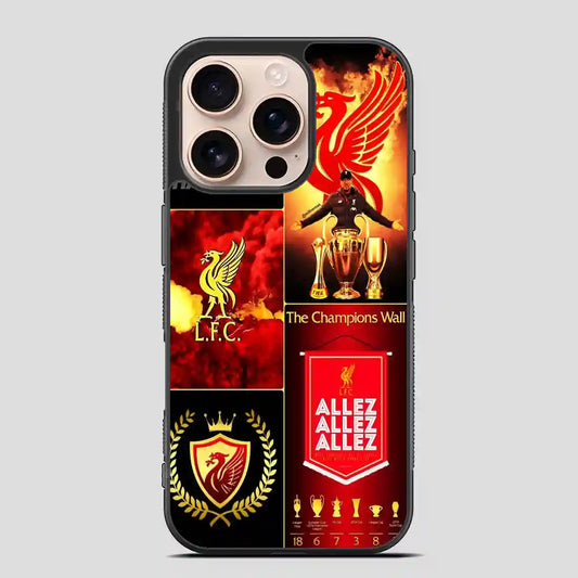 Liverpool Football Collage iPhone 16 Pro Case