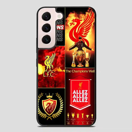 Liverpool Football Collage Samsung Galaxy S22 Plus Case