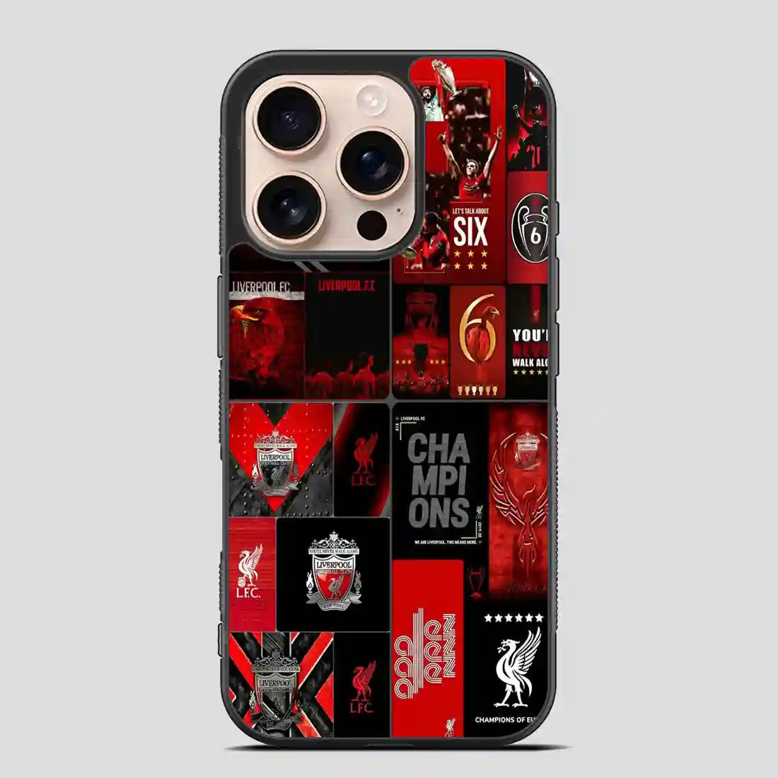 Liverpool Football Collage Sport iPhone 16 Pro Case