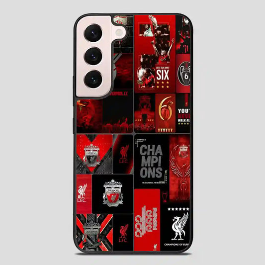 Liverpool Football Collage Sport Samsung Galaxy S22 Plus Case