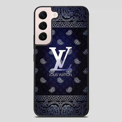 Louis Vuitton Blue Samsung Galaxy S22 Plus Case