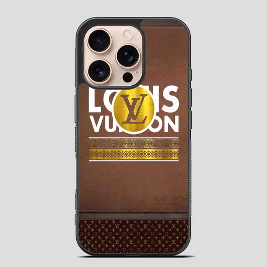 Louis Vuitton Brown iPhone 16 Pro Case