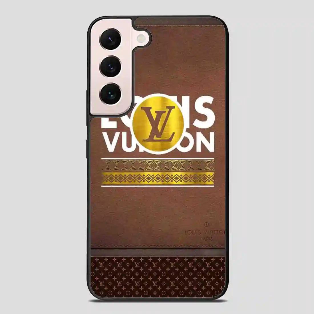 Louis Vuitton Brown Samsung Galaxy S22 Plus Case